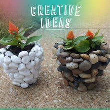 Zen garden river rocks