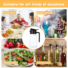 2-in-1 Multi-Purpose Glass Oil Dispenser Bottle (500 ml Approx)