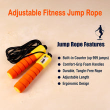 Adjustable Fitness Jump Rope (1 Pc)