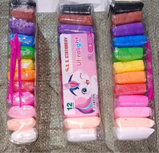 Kids 12 Color Antibacterial Super Clay Set for Creative Play (1 Set)