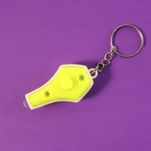 Keychain flashlight with UV