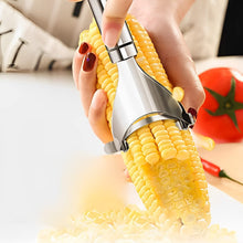 Serrated blade peeler