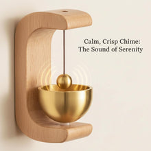 Zen Bell for Meditation with Wooden Stand (1 Pc)