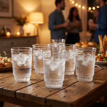 Transparent Janta Drinking Glass Set (300ml, 6 Pc Set)