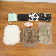 Stylish Mini Coin Purse & Card Holder Wallet with Keychain (1 Pc, Mix Design)