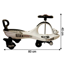 Baby Magic Swing Car Ride-On Toy with Music (1 Pc)